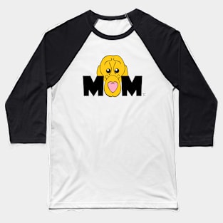 Dog Mom with yellow Lab Fritts Cartoons designs and Tees Baseball T-Shirt